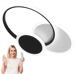 Modernus pakabinamas LED Ring lubų &scaron;viestuvas 72 W 42 cm loft &ndash; apvalus svetainei