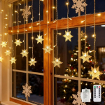 Lempučių užuolaida girlianda, 40 LED