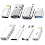 USB-C adapterių rinkinys, 8 vnt.