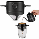 Ne&scaron;iojamas Pour Over kavos virimo aparatas filtras &ndash; kavos ruo&scaron;tuvas