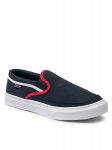 Tommy Hilfiger vyri&scaron;ki lengvi slip-on sportiniai batai FM0FM04011 DW5 Desert Sky