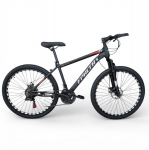 Kalnų dviratis Glory 26&ldquo; Pilkas