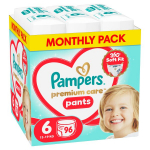 Pampers Premium Care Sauskelnės-Kelnaitės, 6 Dydžio, 96 vnt.