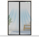 Screen door magnetinė uodų tinklelis 75x200 cm, juodas