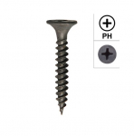 Juodi gipso kartono varžtai FS 3,5 &times; 55 metalui (500 vnt. pakuotėje)