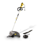 Elektrinė krūmapjovė žolės ir piktžolių pjovimui 1000W 38cm 2mm POWXG30405 POWERPLUS