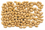 Sojų pupelės skrudintos baltos su druska, 1 kg