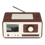 Audizio Dozza internetinis radijas su DAB+, medžio spalvos