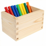 Creative Deco natūralaus pu&scaron;ies medžio organizatorius, 15 x 10 x 9 cm &ndash; stačiakampė dėžutė stalčiams ir DIY projektams