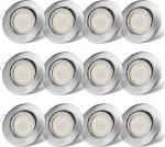Cloksh įleidžiami LED &scaron;viestuvai, 6W, 3000K, 12vnt.