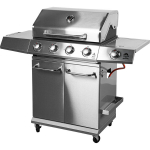 Dujinis grilis mėsai ir daržovėms kepti 18.8kW 4 degikliai nerūdijantis plienas BBQ201 331201 Browin