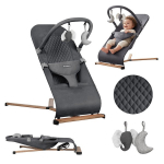 Gultukas-sūpynės Tulano Moon 30 Graphite &ndash; ergonomi&scaron;kas, grafitinis, vaikams