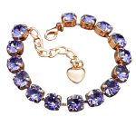 Apyrankė moterims DiamondSky &bdquo;Classic (Tanzanite)&ldquo; su Swarovski kristalais