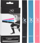 Pasiprie&scaron;inimo gumų rinkinys XQ Max Body Shaper, 3 vnt