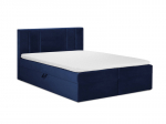 Lova Mazzini Beds Afra 200x200 cm, mėlyna