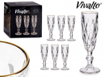 &Scaron;ampano taurė Diamond Gold Edt 180ml (1 vnt.)