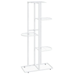 Stovas augalams, 5 lentynos, 43x22x98 cm, baltas