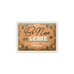 Nostalgic Art metalinė lentelė Be nice or leave, 15x20 cm