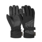 Slidinėjimo pir&scaron;tinės moterims Reusch, juodos, 6.5