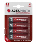 AgfaPhoto Heavy Duty Elementai, AA, R6, 4 vnt