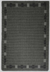 Narma River juodas svetainės kilimas 133 x 190 cm &ndash; modernus sintetinis kilimas