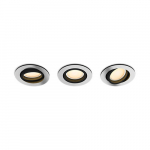 Philips Hue įmontuojamas ta&scaron;kinis &scaron;viestuvas Milliskin, 3 vnt.