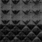 Dygsniuotas pamu&scaron;alinis audinys su sinteponu 60 g/m&sup2;, 150 cm, 1m, juodas