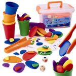 Kūrybinis akmenukų rinkinys Montessori