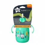 Tommee Tippee mokomasis puodelis su &scaron;iaudeliu, 7 m+, 300 ml, green