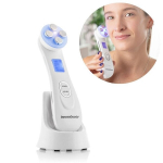 EMS veido masažuoklis ir RGB prausiklis su radijo dažniu, fototerapija ir elektrostimuliacija