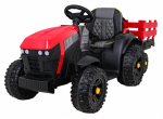 Vienvietis vaiki&scaron;kas elektrinis traktorius RoGer Titanium, raudonas