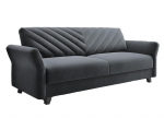 Trivietė sofa - lova Rona, pilka