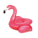 Pripučiamas plaustas - flamingas, 122x107 cm, rožinis