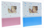 Albumas GED DBCS20 SLEEPY 24x29/40psl | &scaron;v. mėlyni arba rožiniai lapai | kampučiai/lipdukai| knyginio ri&scaron;imo | max 10x15 80