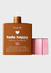Matinis skystas makiažo pagrindas Benefit Hello Happy Soft Blur Foundation SPF 15, 10 Deep Warm, 30 ml