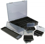 Dėžių komplektas NGT Deluxe Storage 7+1, juodas