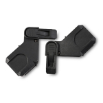 Adapteris vežimėliui ir automobilinei kėdutei Lorelli Myla/Storm/Comet, black, 2vnt