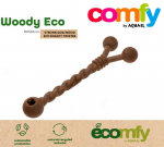 Woody ECO žaislas &scaron;unims, pagamintas i&scaron; elastomero ir perdirbto medžio pluo&scaron;to mi&scaron;inio, 30x10,5x5,4 cm