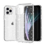 Dėklas telefonui Crystal Glitter -iPhone 11, sidabrinis