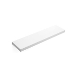 Sieninė lentyna VASAGLE 80 cm balta LWS28WT