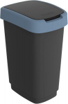 Rotho Swing Twist &scaron;iuk&scaron;lių dėžė, 25l, juoda, Juoda