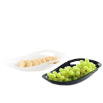 Laivelio formos melamino dubuo serviravimui, baltas, 36x16x7cm