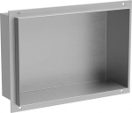 Mexen X-Wall-NR įleidžiama sieninė lentyna, 30x20 cm, Inox