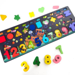 Lavinantis ir lavinamasis žaidimas; Montessori galvosūkis; &bdquo;Pasidaryk pats&ldquo; (pasidaryk pats) žaidimas; Montessori derinimo lenta; Montessori matching board CSDW-011, 95 vnt.