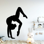 Interjero lipdukas Gimnastė