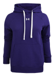 Džemperis moterims Under Armour Rival Fleece Hb Hoodie 1356317 468, mėlynas