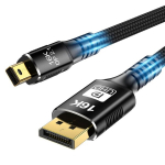 Kabelis mini DisplayPort Ultra į DisplayPort 2.1 16K 8K 4K@240Hz Thunderbolt 1,5 m