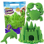 Kinetinis smėlis Kinetic Sand 930g, žalias