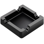 Nedūžtanti silikoninė peleninė, juoda