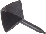 Dekoratyviniai vinys 77102-P, 13x22mm, juodi, 50 vnt.